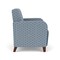 Lesro Siena Lounge Reception Wide Guest Chair, Walnut, RS RainSong Back, MD Titan Seat, RS RainSong Panels SN1201 - alternate 2